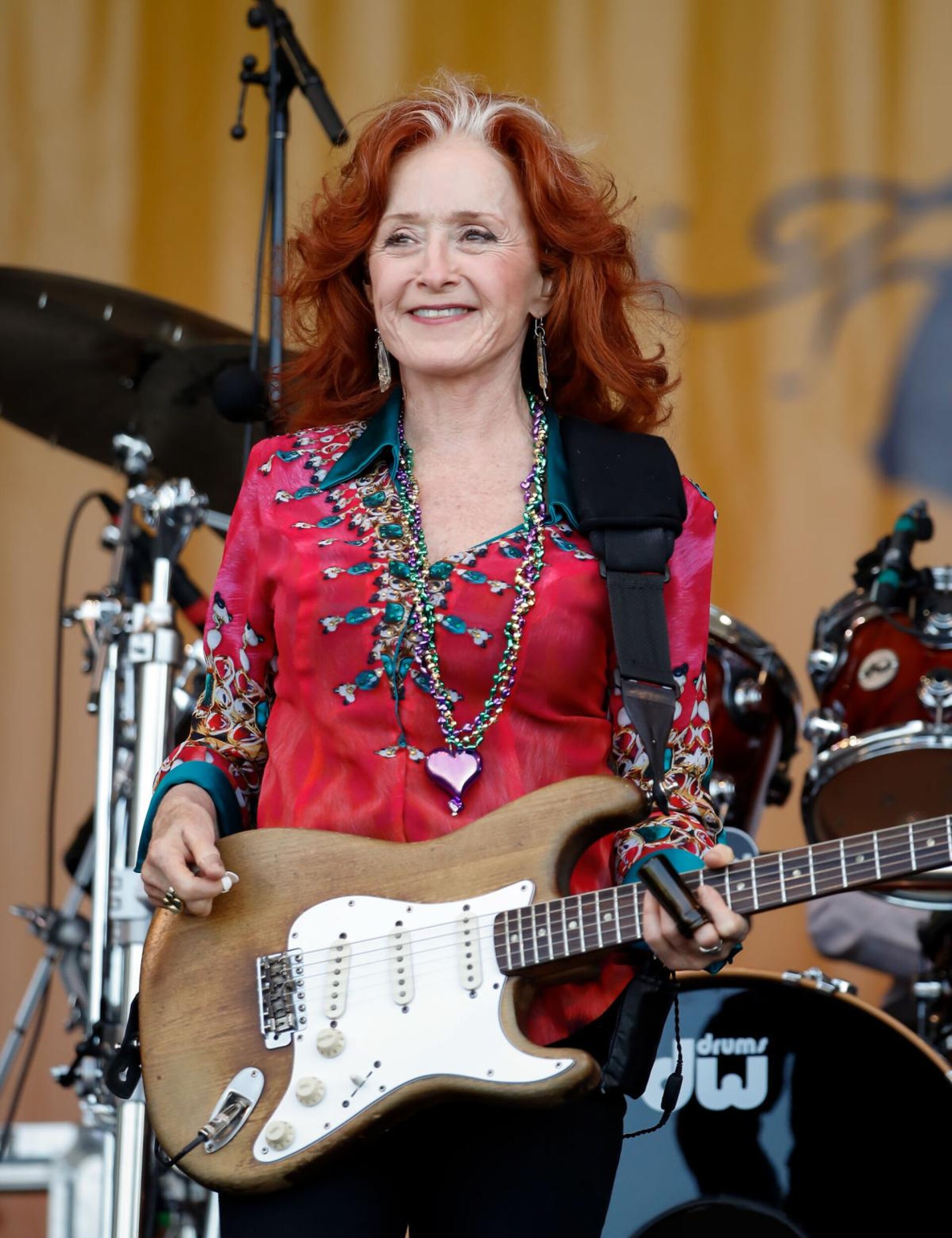 Bonnie Raitt performs at the Acura Stage during the 2018 New Orleans Jazz and Heritage Festival Saturday, April 28, 2018