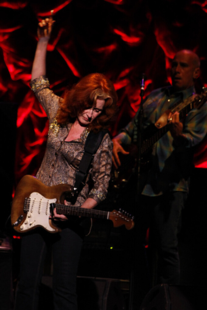 Bonnie Raitt performs at the Majestic Theatre.